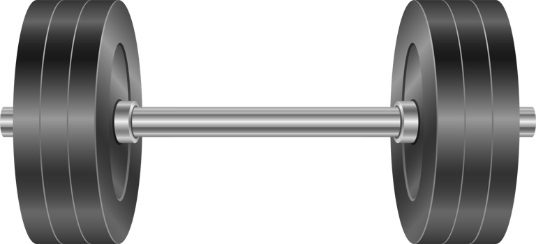 Dumbbell clipart design illustration png