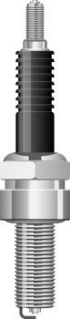 Spark plug clipart design illustration png