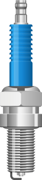 Spark plug clipart design illustration png