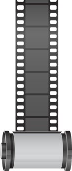 Camera film roll clipart design illustration png