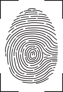 Unlock fingerprint scan clipart design illustration png