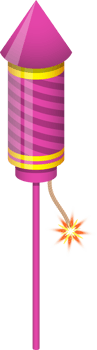 Firecrackers clipart design illustration png
