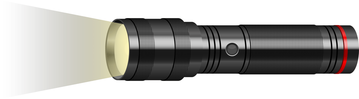 Flashlight clipart design illustration png