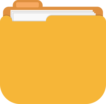 Folder icon clipart design illustration png
