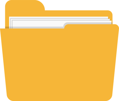 Folder icon clipart design illustration png