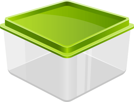 Food container clipart design illustration png