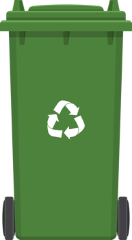 Garbage truck clipart design illustration png