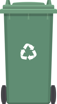 Garbage truck clipart design illustration png