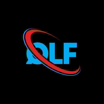 QLF logo. QLF letter. QLF letter logo design. Initials QLF logo linked with circle and uppercase monogram logo. QLF typography for technology, business and real estate brand. vector