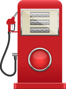 Gas pump clipart design illustration png