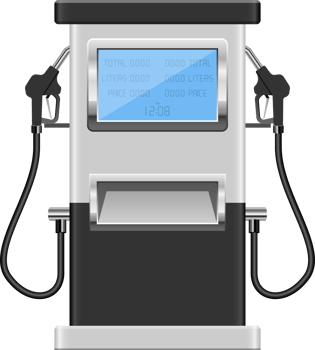 Gas pump clipart design illustration png