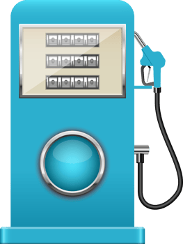 Gas pump clipart design illustration png