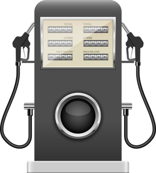 Gas pump clipart design illustration png