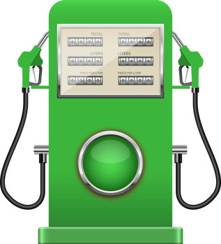 Gas pump clipart design illustration png