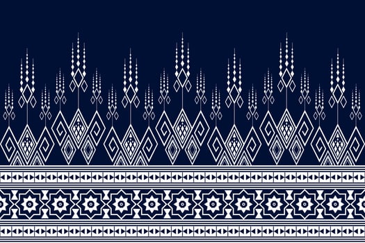 Geometric ethnic oriental ikat pattern traditional Design for background,carpet,wallpaper,clothing,wrapping,Batik,fabric,Vector illustration.embroidery style,Seamless pattern vector