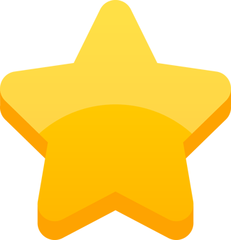 Golden stars clipart design illustration png