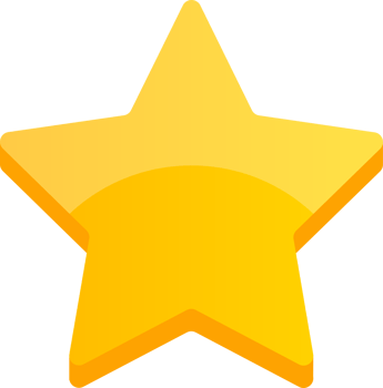 Golden stars clipart design illustration png