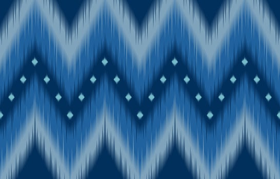 zigzag seamless pattern Imitating ikat weaving vector