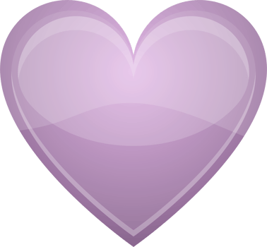Shiny heart clipart design illustration png