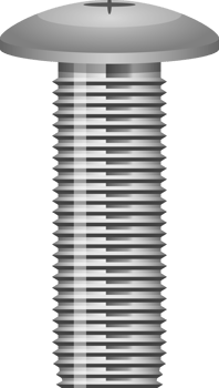 Hex bolt clipart design illustration png