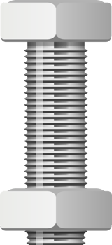 Hex bolt clipart design illustration png