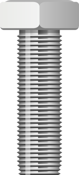 Hex bolt clipart design illustration png
