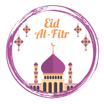 Muslim mosque PNG design with multiple shapes. Muslim festival happy Eid Mubarak celebration. Moon and Muslim mosque for Eid celebration on transparent background.