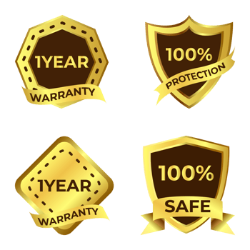 Luxurious badge collection with golden color ribbon, Dark and golden color shade and ribbon, Multipurpose special badge collection. png