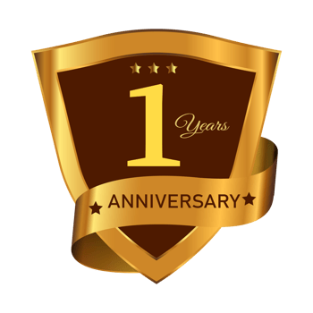 Subscriber royal badge design with a shield shape. Social media subscriber badge design with golden gradient color.  Golden and dark badge design with ribbon vector illustration. png