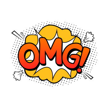 Omg comic explosion. Comic blast vector with bubbles. Cartoon burst with red wordings and clouds. Funny explosion bubbles for cartoons with red, white, and yellow colors. Comics omg text effect. png