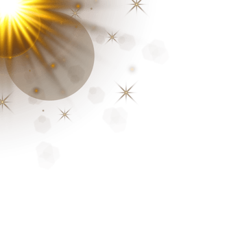 Lens flare with shiny sunlight ray on dark background. Sunlight ray with glowing star lens flare. Vector sunlight special lens flare light effect. Sun flashes with rays and a glowing spotlight. png