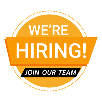 Job vacancy concept with we are hiring text design. Orange and white color job vacancy social media post design. We are hiring a banner design with an orange shade. png