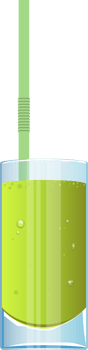 Glass of fresh juice clipart design illustration png
