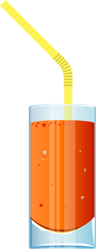 Glass of fresh juice clipart design illustration png