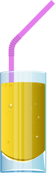 Glass of fresh juice clipart design illustration png