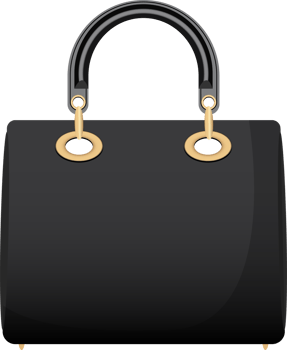 Lady bag clipart design illustration png