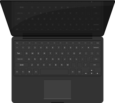 Laptop device clipart design illustration png