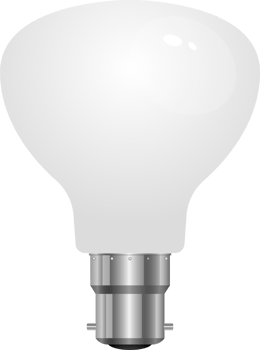 Realistic lightbulb clipart design illustration png