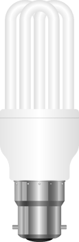 Realistic lightbulb clipart design illustration png