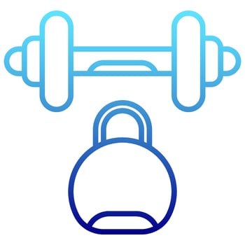barbel icon with transparent background vector