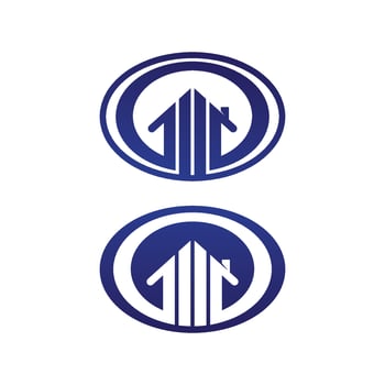 Real estate and home buildings vector logo icons template