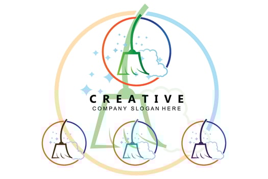 Simple clean symbol vector logo