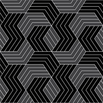 Vector seamless pattern geometric lines