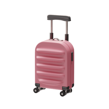 Travel Object, suitcase, 3d Illustration png