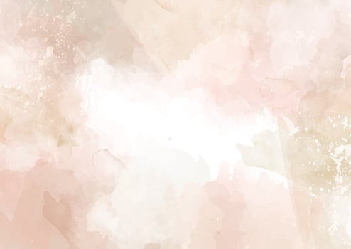 Hand painted neutral toned watercolour design vector