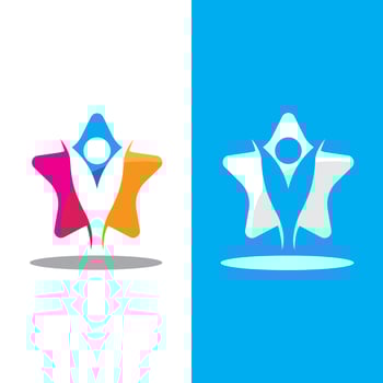 Star icon template vector