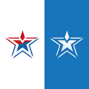 Star icon template vector