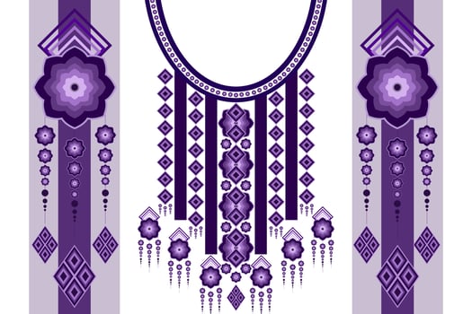 Geometric ethnic oriental ikat pattern traditional Design for background,carpet,wallpaper,clothing,wrapping,Batik,fabric,Vector illustration.embroidery style,Seamless pattern vector