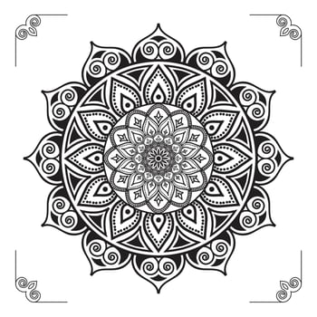 Creative, Modern, Abstract and Professional Luxury Ornamental Mandala Background Design or Pattern Design Vector
