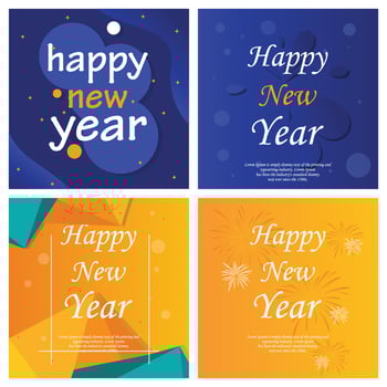 happy new year vector